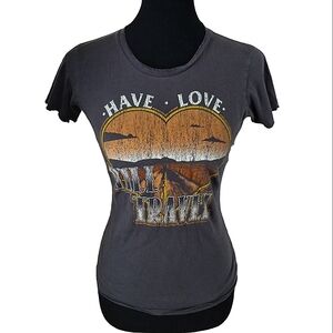 Have Love Will Travel Women's Vintage Tee Size Small Tshirt Graphic Tees…